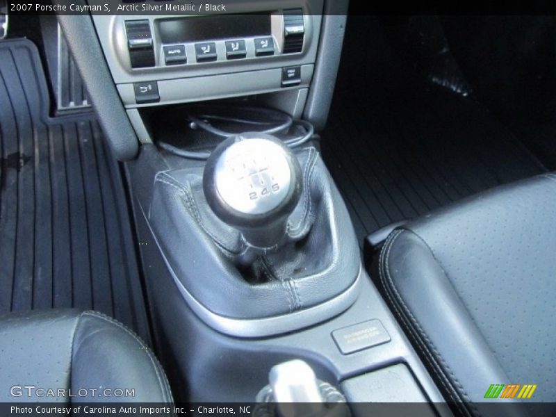 Arctic Silver Metallic / Black 2007 Porsche Cayman S