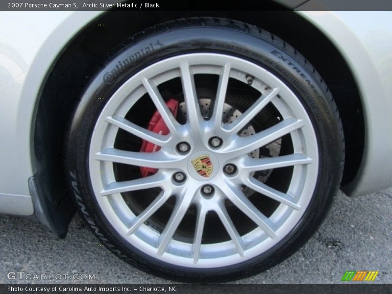 Arctic Silver Metallic / Black 2007 Porsche Cayman S