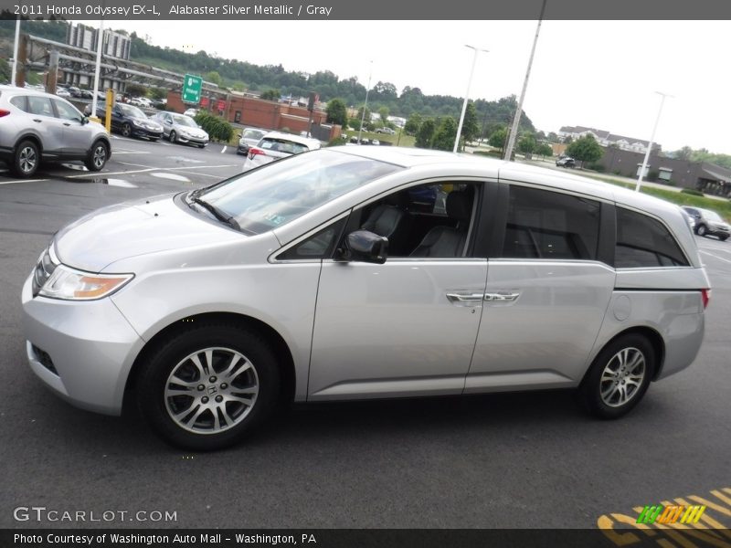 Alabaster Silver Metallic / Gray 2011 Honda Odyssey EX-L