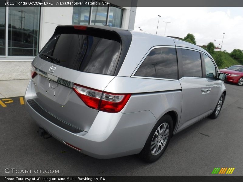Alabaster Silver Metallic / Gray 2011 Honda Odyssey EX-L