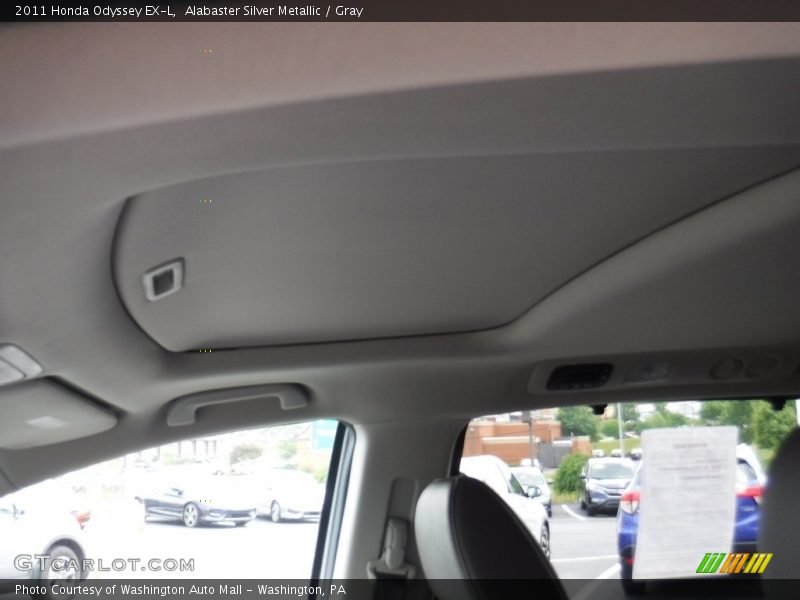 Alabaster Silver Metallic / Gray 2011 Honda Odyssey EX-L