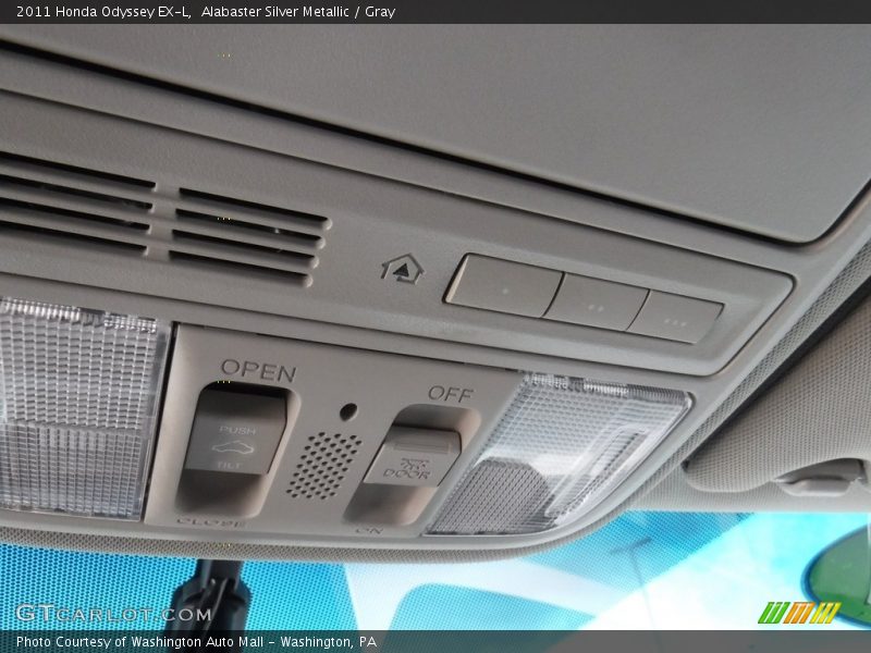 Alabaster Silver Metallic / Gray 2011 Honda Odyssey EX-L
