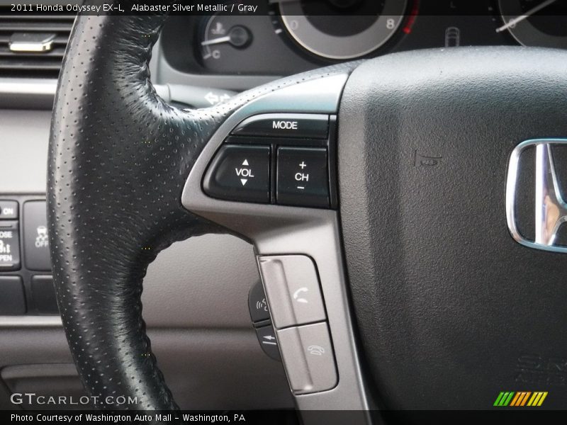 Alabaster Silver Metallic / Gray 2011 Honda Odyssey EX-L