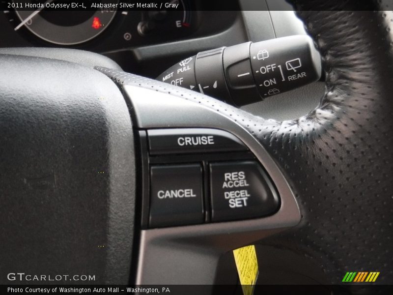 Alabaster Silver Metallic / Gray 2011 Honda Odyssey EX-L