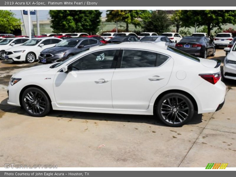 Platinum White Pearl / Ebony 2019 Acura ILX A-Spec