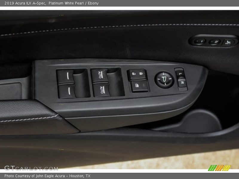 Platinum White Pearl / Ebony 2019 Acura ILX A-Spec