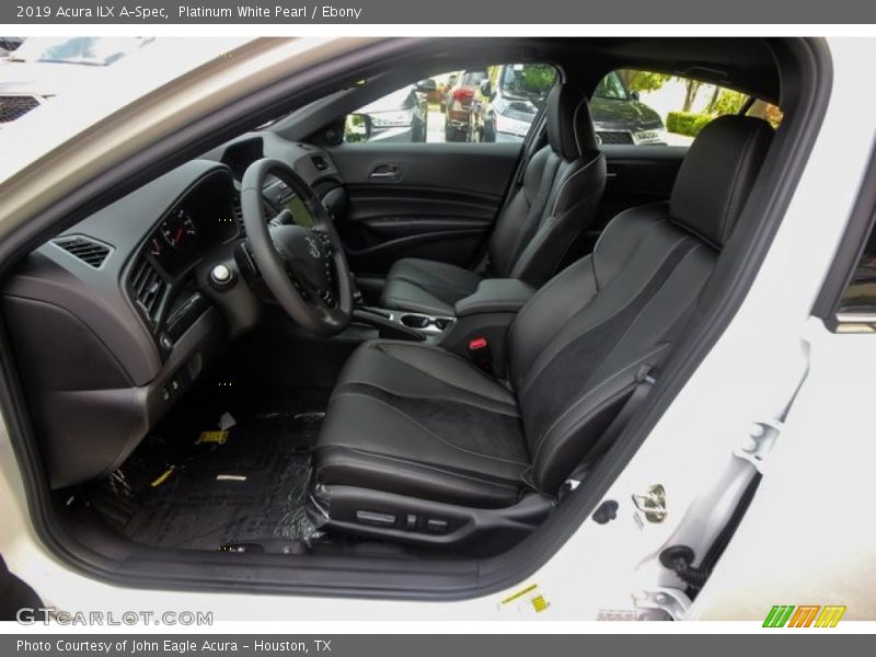 Platinum White Pearl / Ebony 2019 Acura ILX A-Spec