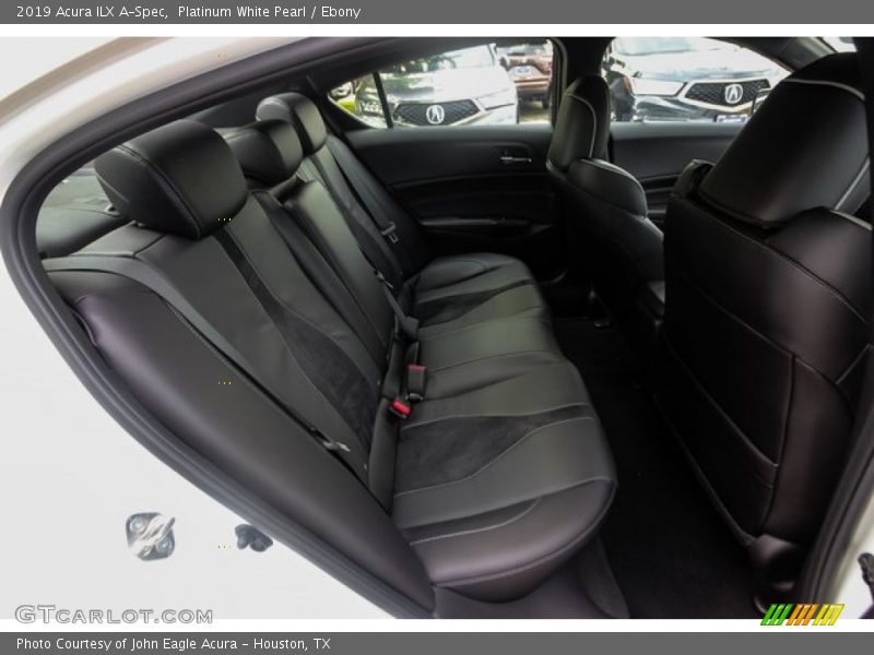 Platinum White Pearl / Ebony 2019 Acura ILX A-Spec