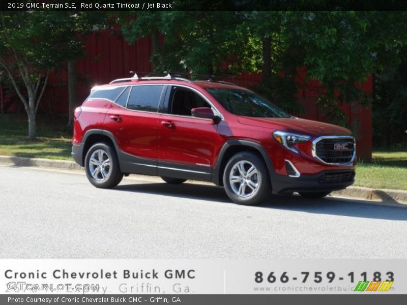 Red Quartz Tintcoat / Jet Black 2019 GMC Terrain SLE