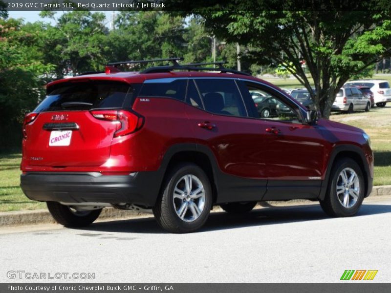 Red Quartz Tintcoat / Jet Black 2019 GMC Terrain SLE