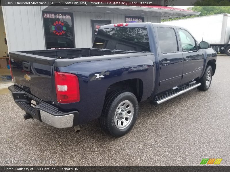 Imperial Blue Metallic / Dark Titanium 2009 Chevrolet Silverado 1500 LS Crew Cab 4x4