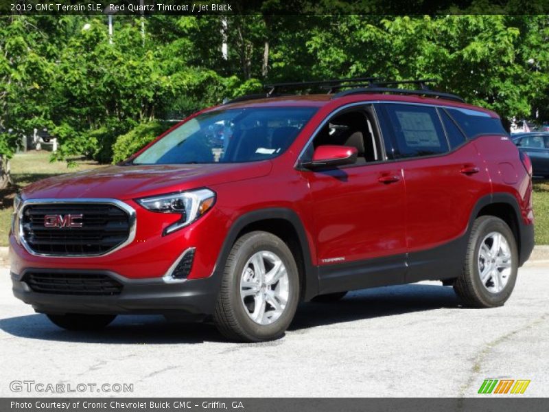 Red Quartz Tintcoat / Jet Black 2019 GMC Terrain SLE