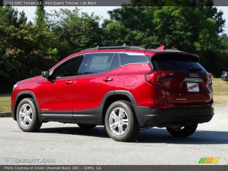 Red Quartz Tintcoat / Jet Black 2019 GMC Terrain SLE