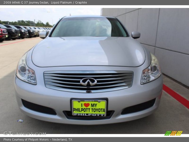Liquid Platinum / Graphite 2009 Infiniti G 37 Journey Sedan