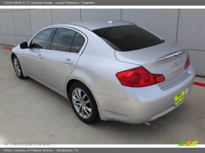 Liquid Platinum / Graphite 2009 Infiniti G 37 Journey Sedan