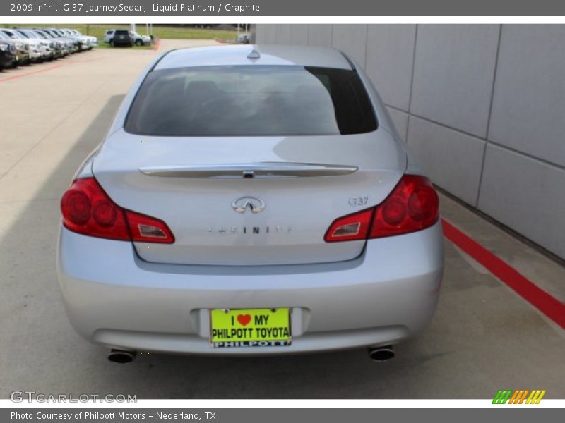 Liquid Platinum / Graphite 2009 Infiniti G 37 Journey Sedan