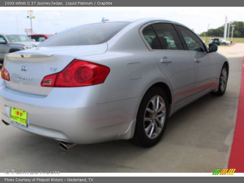 Liquid Platinum / Graphite 2009 Infiniti G 37 Journey Sedan