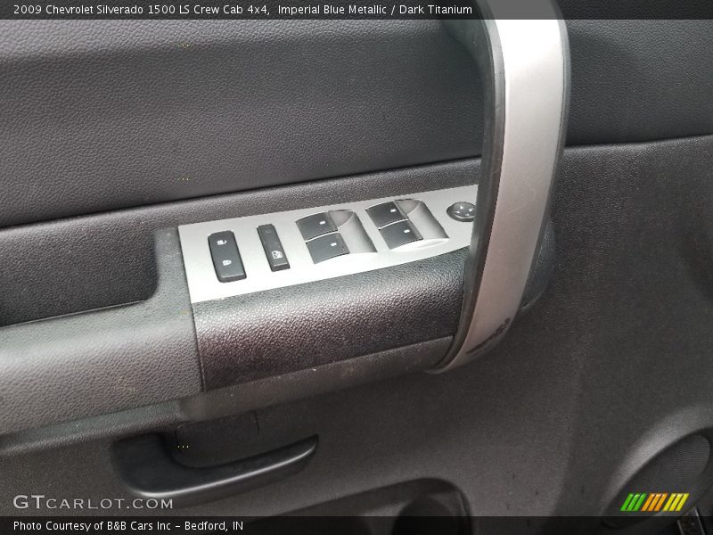 Imperial Blue Metallic / Dark Titanium 2009 Chevrolet Silverado 1500 LS Crew Cab 4x4