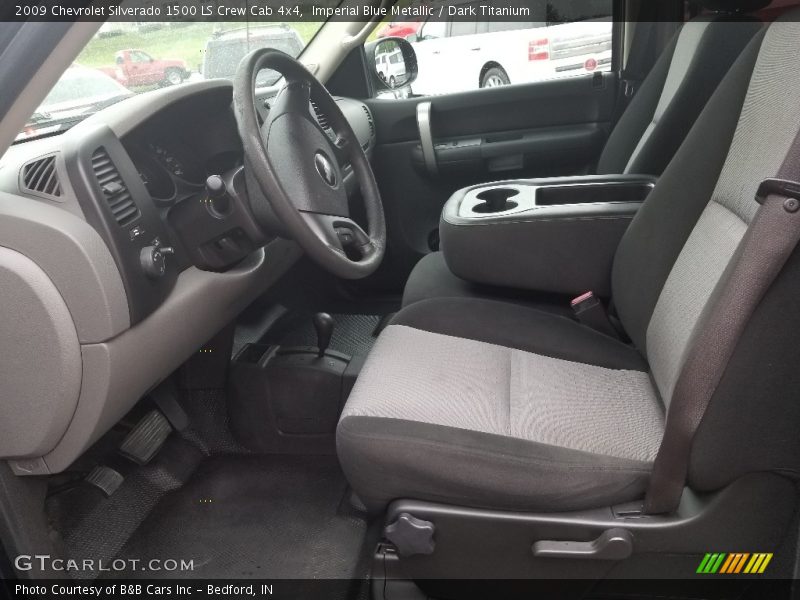 Imperial Blue Metallic / Dark Titanium 2009 Chevrolet Silverado 1500 LS Crew Cab 4x4