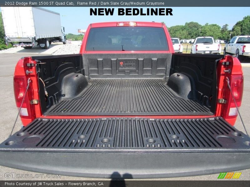Flame Red / Dark Slate Gray/Medium Graystone 2012 Dodge Ram 1500 ST Quad Cab