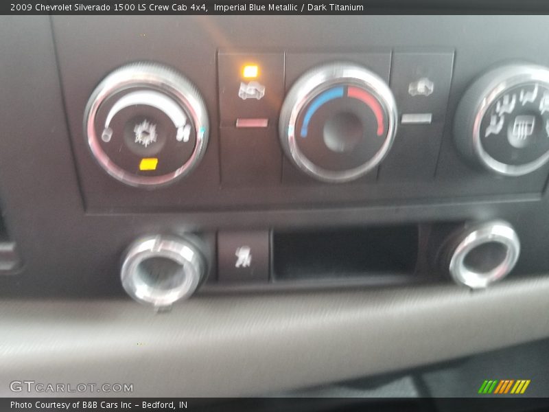 Imperial Blue Metallic / Dark Titanium 2009 Chevrolet Silverado 1500 LS Crew Cab 4x4