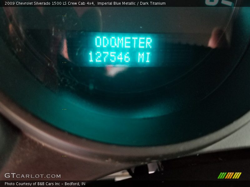 Imperial Blue Metallic / Dark Titanium 2009 Chevrolet Silverado 1500 LS Crew Cab 4x4