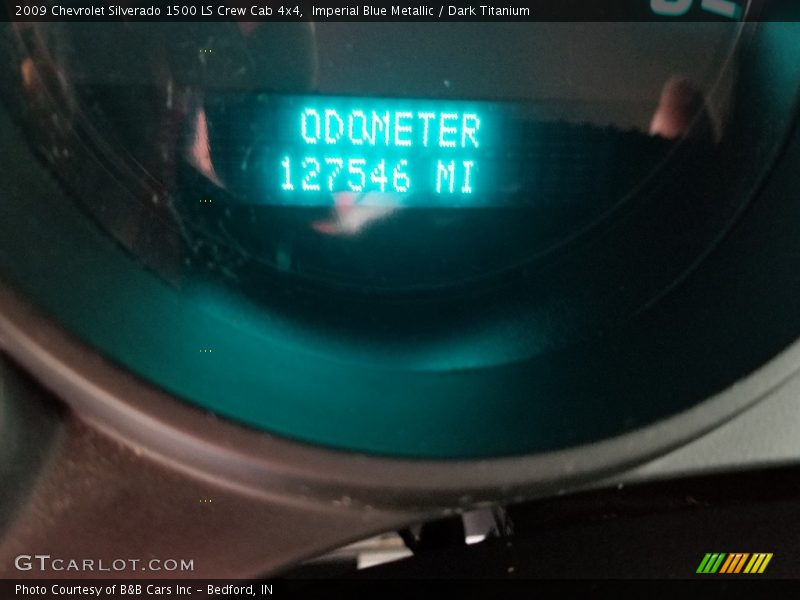 Imperial Blue Metallic / Dark Titanium 2009 Chevrolet Silverado 1500 LS Crew Cab 4x4