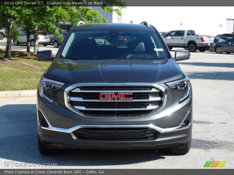 Graphite Gray Metallic / Jet Black 2019 GMC Terrain SLT