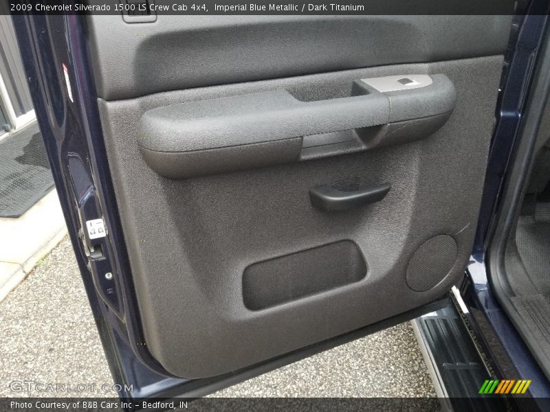 Imperial Blue Metallic / Dark Titanium 2009 Chevrolet Silverado 1500 LS Crew Cab 4x4