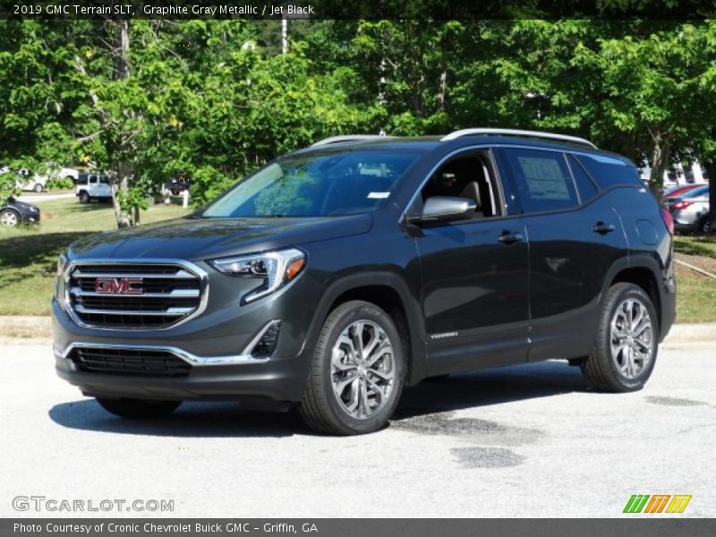 Graphite Gray Metallic / Jet Black 2019 GMC Terrain SLT
