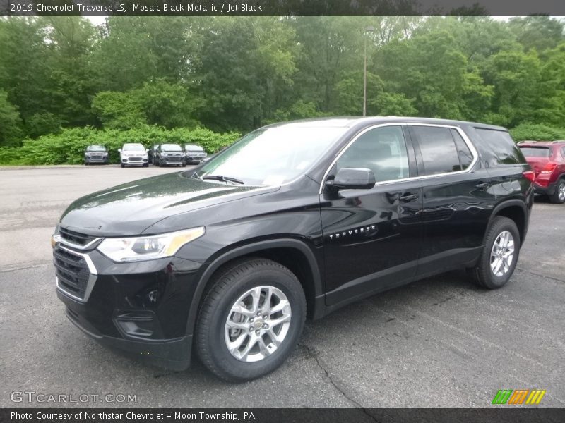 Mosaic Black Metallic / Jet Black 2019 Chevrolet Traverse LS