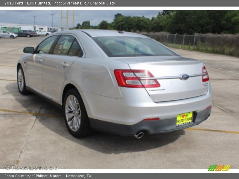 Ingot Silver Metallic / Charcoal Black 2013 Ford Taurus Limited