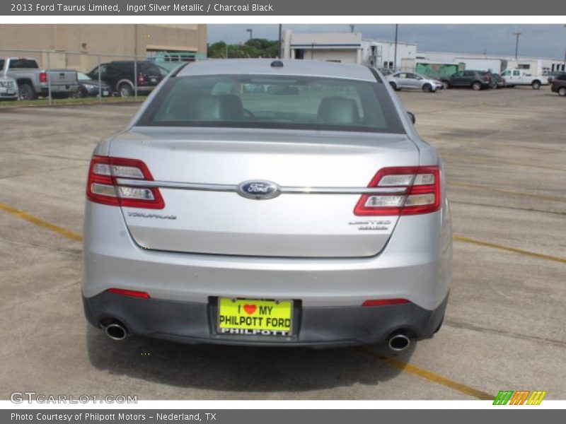 Ingot Silver Metallic / Charcoal Black 2013 Ford Taurus Limited