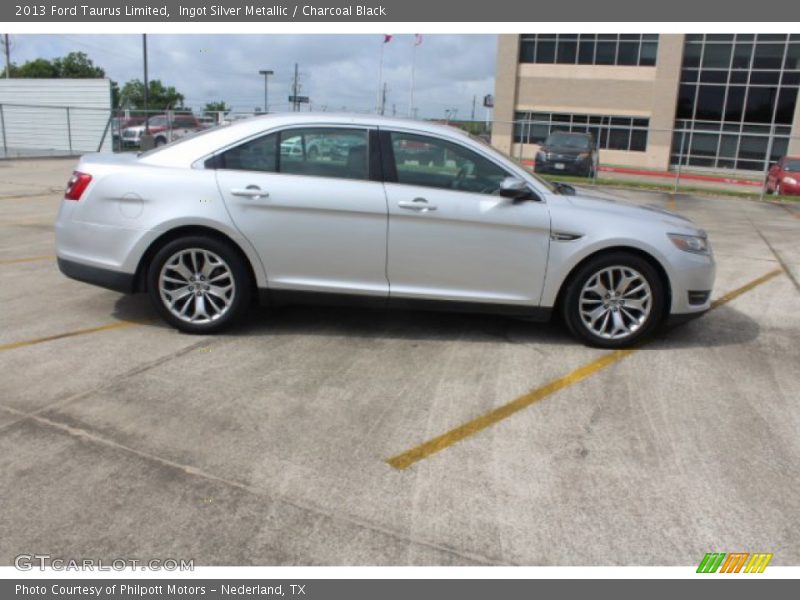 Ingot Silver Metallic / Charcoal Black 2013 Ford Taurus Limited