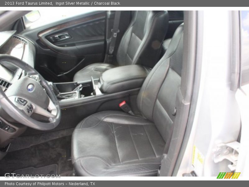 Ingot Silver Metallic / Charcoal Black 2013 Ford Taurus Limited