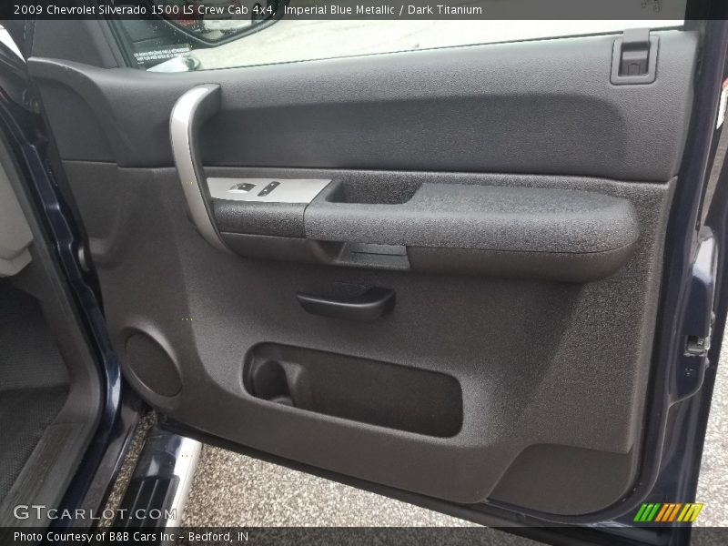 Imperial Blue Metallic / Dark Titanium 2009 Chevrolet Silverado 1500 LS Crew Cab 4x4