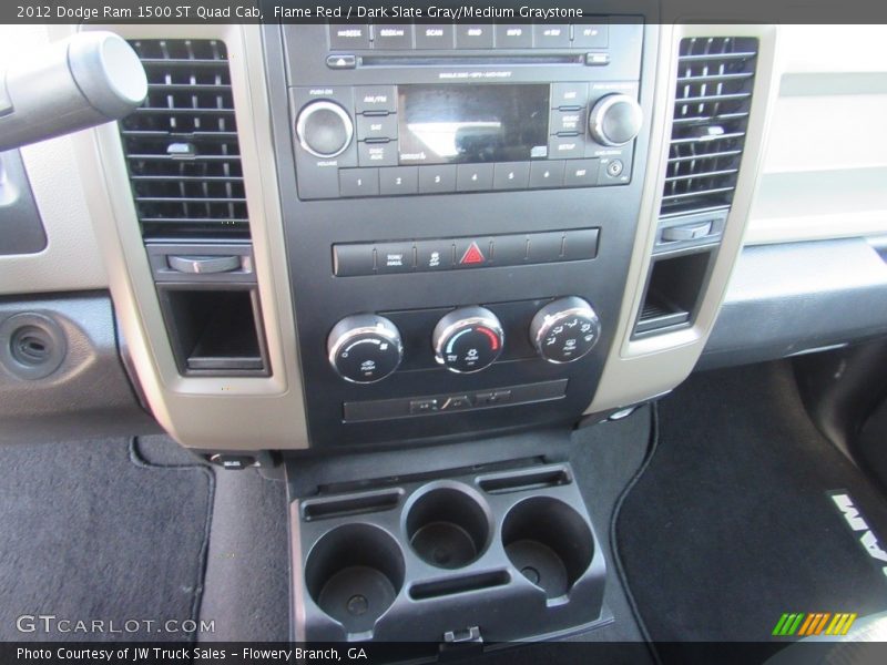 Flame Red / Dark Slate Gray/Medium Graystone 2012 Dodge Ram 1500 ST Quad Cab