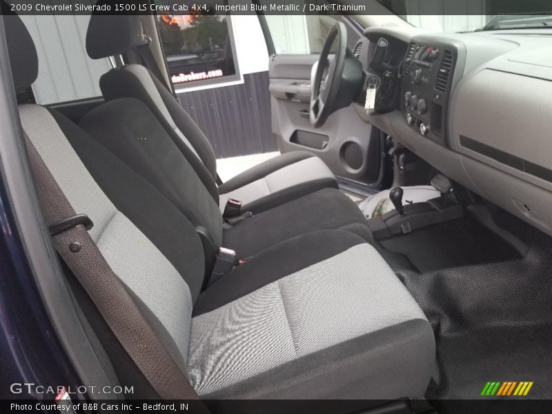 Imperial Blue Metallic / Dark Titanium 2009 Chevrolet Silverado 1500 LS Crew Cab 4x4