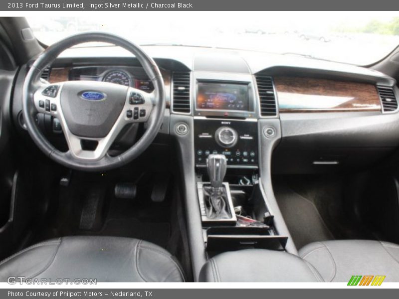 Ingot Silver Metallic / Charcoal Black 2013 Ford Taurus Limited
