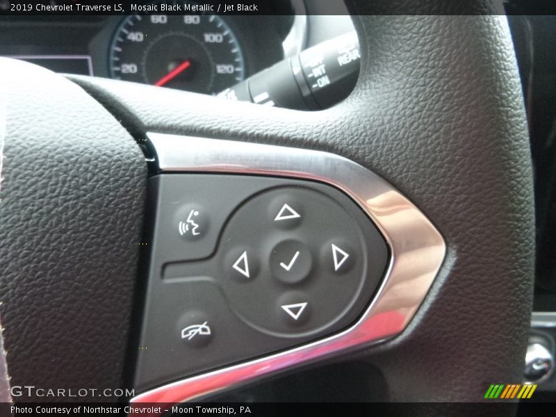 Mosaic Black Metallic / Jet Black 2019 Chevrolet Traverse LS