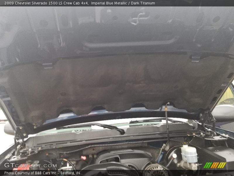 Imperial Blue Metallic / Dark Titanium 2009 Chevrolet Silverado 1500 LS Crew Cab 4x4