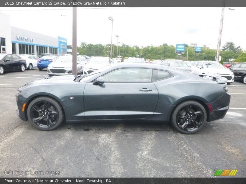 Shadow Gray Metallic / Kalahari 2019 Chevrolet Camaro SS Coupe