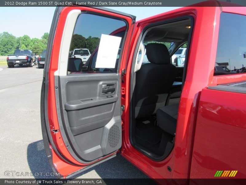 Flame Red / Dark Slate Gray/Medium Graystone 2012 Dodge Ram 1500 ST Quad Cab
