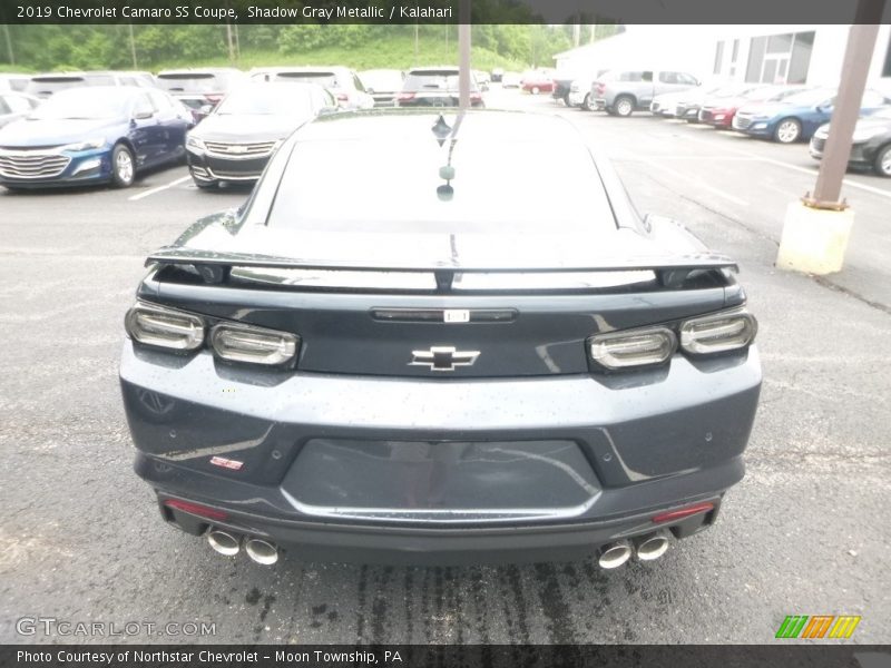 Shadow Gray Metallic / Kalahari 2019 Chevrolet Camaro SS Coupe