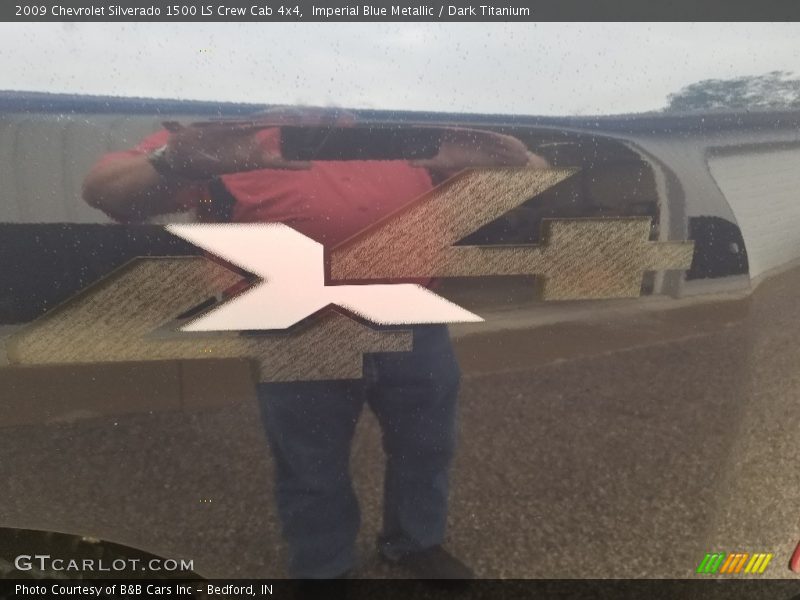 Imperial Blue Metallic / Dark Titanium 2009 Chevrolet Silverado 1500 LS Crew Cab 4x4
