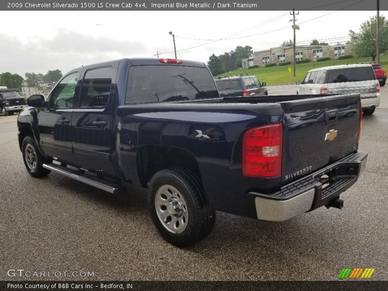 Imperial Blue Metallic / Dark Titanium 2009 Chevrolet Silverado 1500 LS Crew Cab 4x4