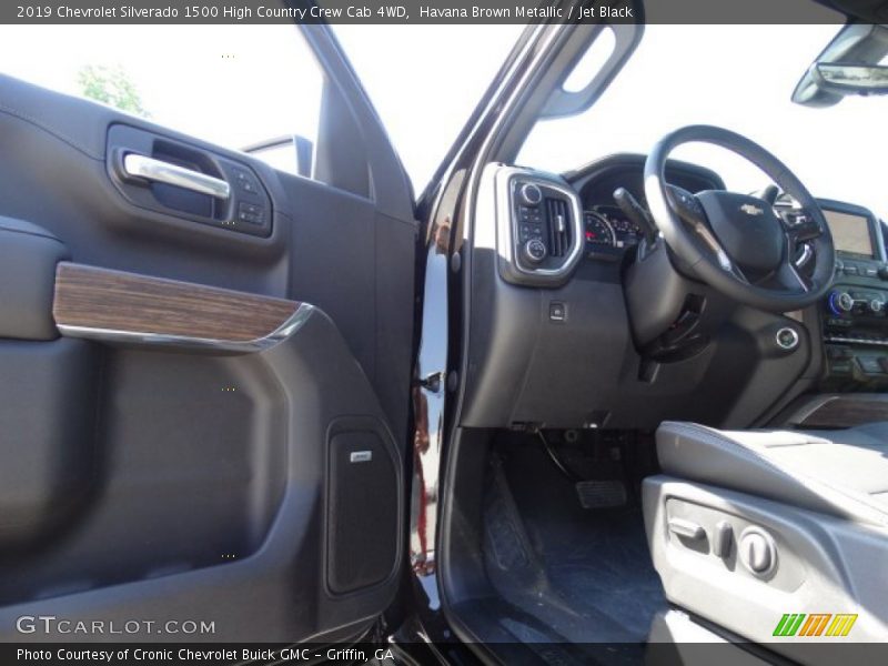 Havana Brown Metallic / Jet Black 2019 Chevrolet Silverado 1500 High Country Crew Cab 4WD