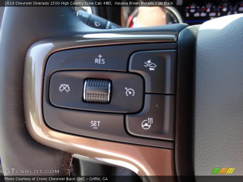Havana Brown Metallic / Jet Black 2019 Chevrolet Silverado 1500 High Country Crew Cab 4WD