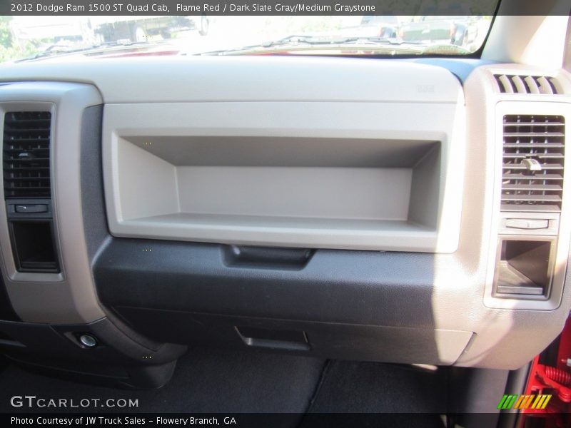 Flame Red / Dark Slate Gray/Medium Graystone 2012 Dodge Ram 1500 ST Quad Cab