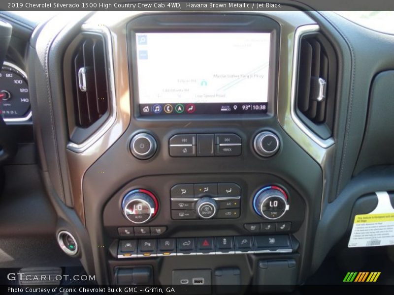 Havana Brown Metallic / Jet Black 2019 Chevrolet Silverado 1500 High Country Crew Cab 4WD